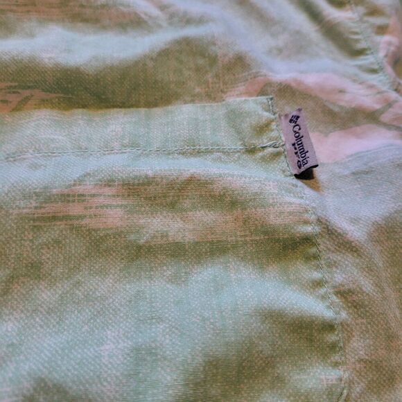 Columbia Sportswear Company Fishing Shirt Fish Graphic Print Button Up Mens XL - Picture 3 of 7